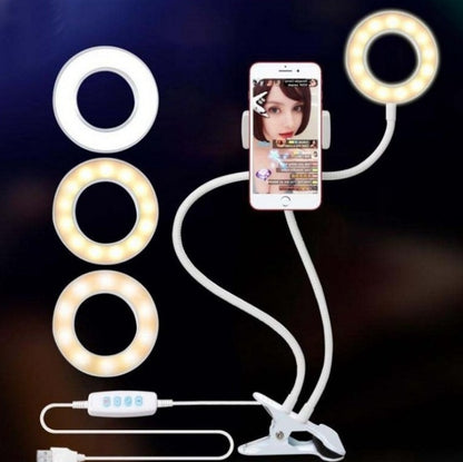 LED Adjustable Selfie Ring Light