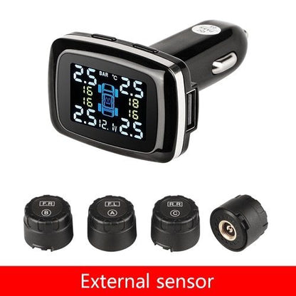 USB Port Auto Security Alarm Systems Tire Pressure