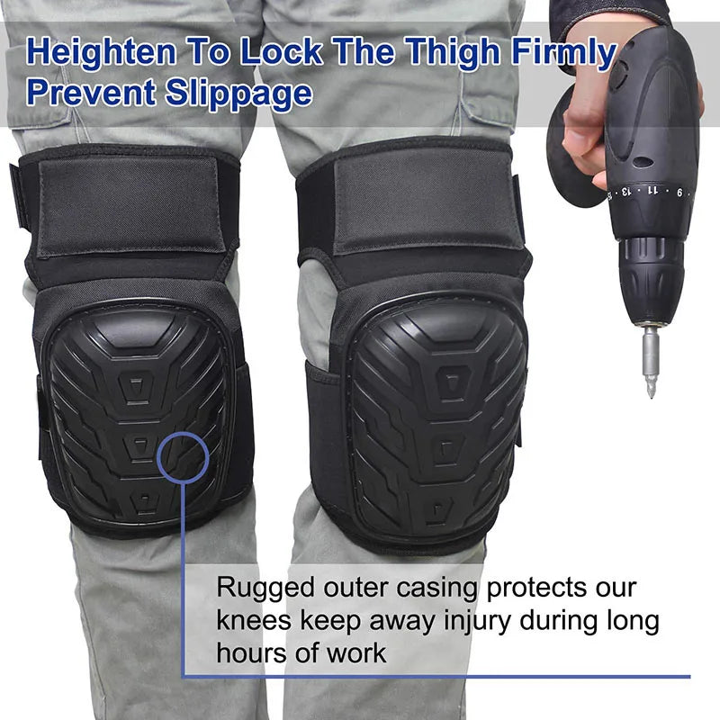 Adjustable Straps Protect Good Shock And Cushioning Knee Pads