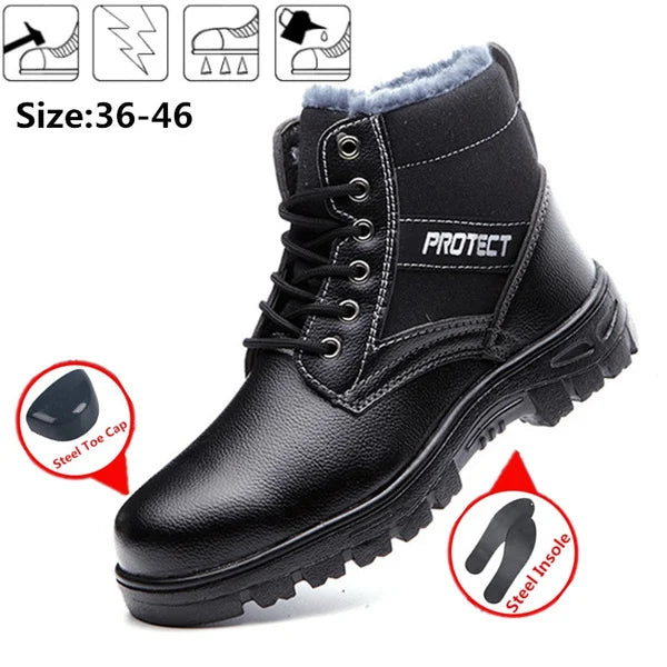 Black Safety Boots