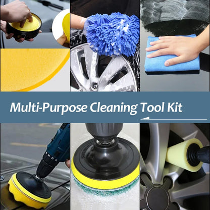 New Car Cleaning Kit Scrubber