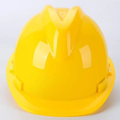 V Shaped Adjustable Size Rotary Knob Safety Helmet