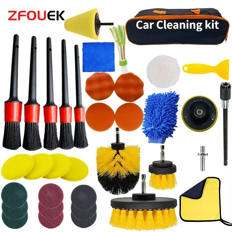 New Car Cleaning Kit Scrubber